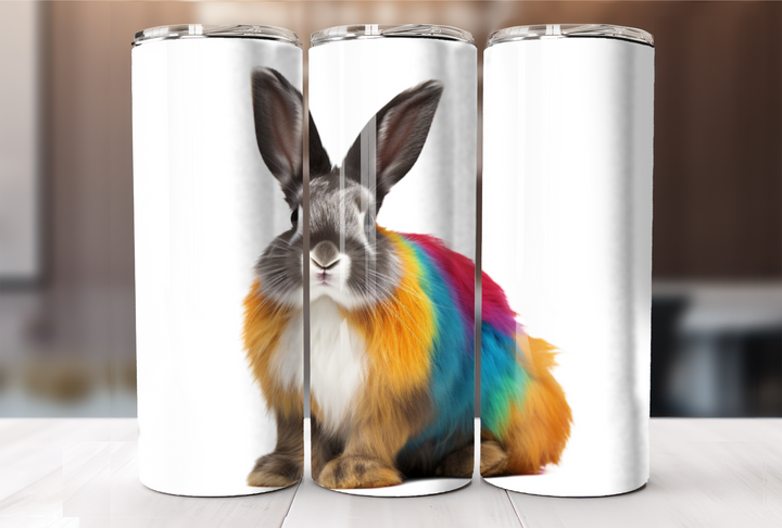 Harlequin Bunny Tumbler