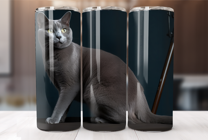 Russian Blue Tumbler