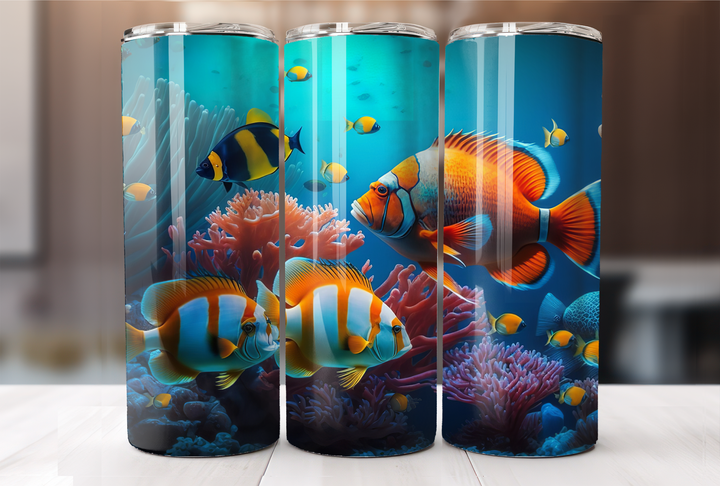 Tropical Fish Tumbler