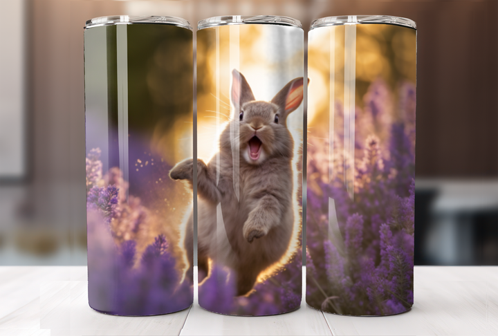 Lilac Bunny Tumbler