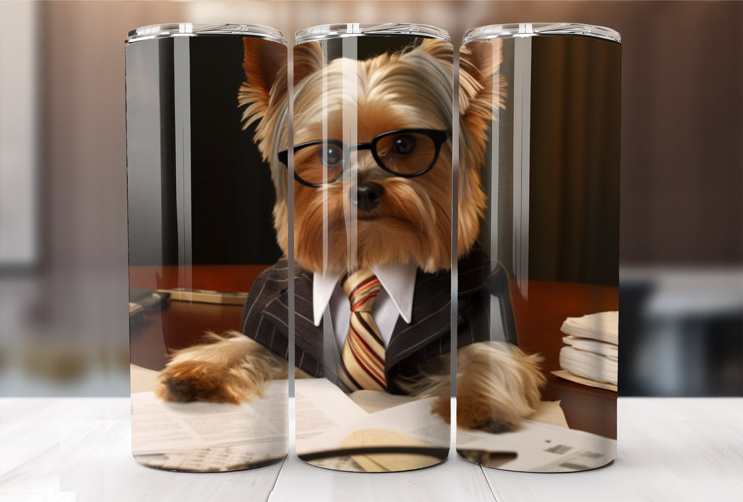 Yorkshire Terrier Tumbler - PosterfyAI.com