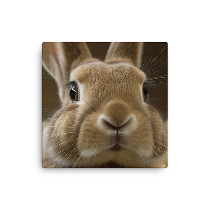 Flemish Giant Rabbits Canvas - PosterfyAI.com