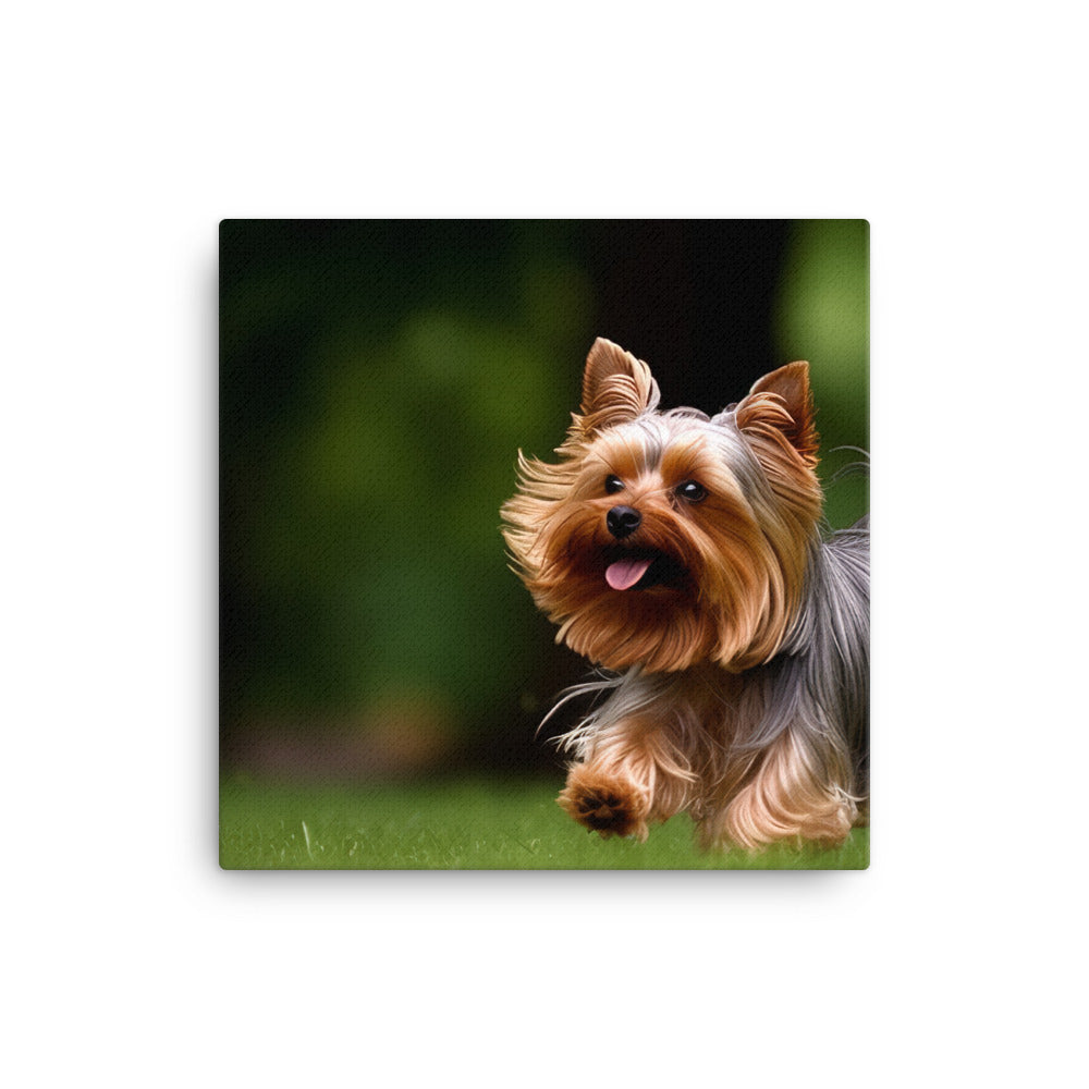 Yorkshire Terrier on-the-Go Canvas - PosterfyAI.com