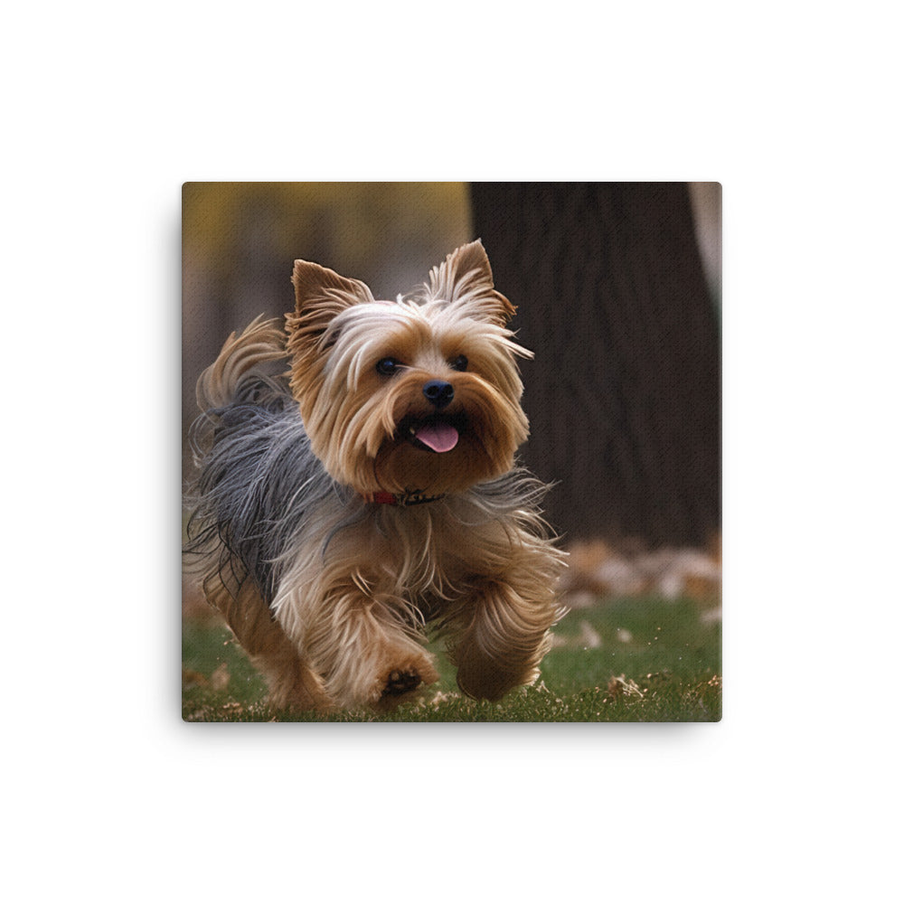 Yorkshire Terrier on-the-Go Canvas - PosterfyAI.com