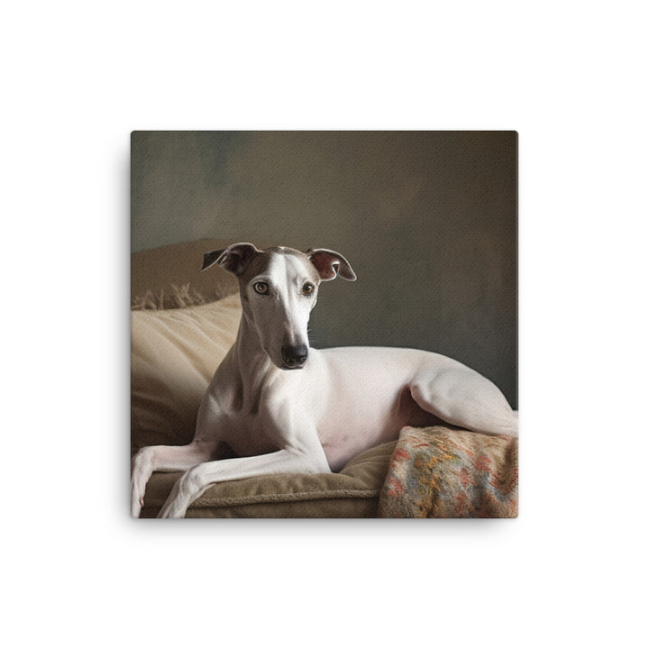 Whippet at Home Canvas - PosterfyAI.com