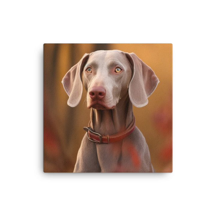 Weimaraner in Nature Canvas - PosterfyAI.com