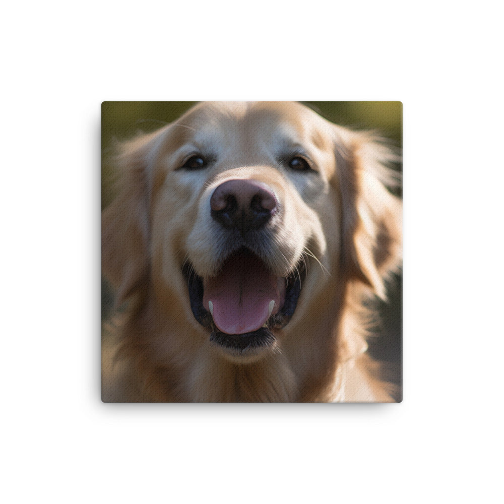 Golden Retriever Canvas - PosterfyAI.com