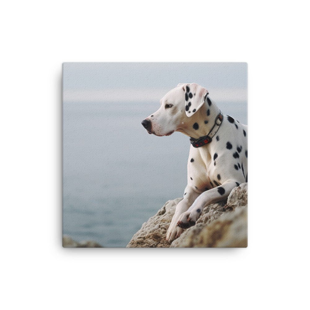 Dalmatian Daydream Canvas - PosterfyAI.com