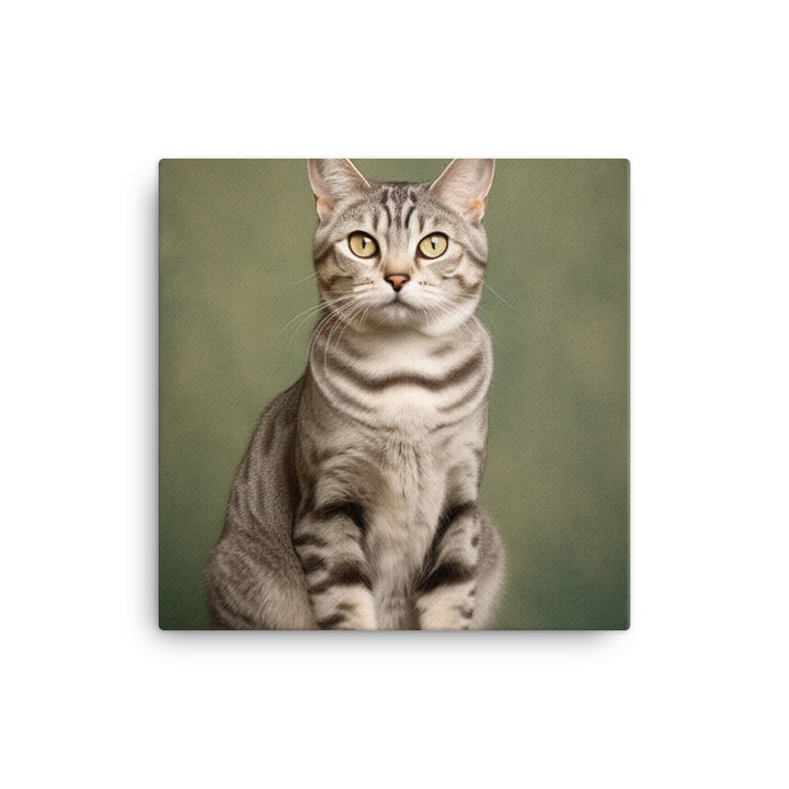 American Shorthair Cat Canvas - PosterfyAI.com