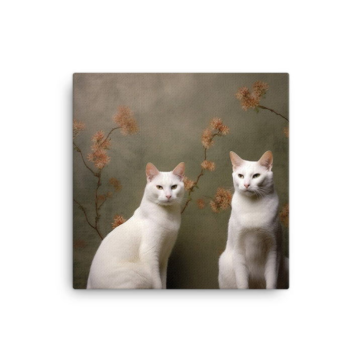 Japanese Bobtail Cat Canvas - PosterfyAI.com