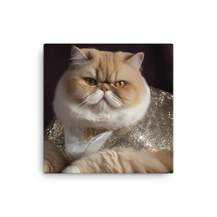 Exotic Shorthair Canvas - PosterfyAI.com