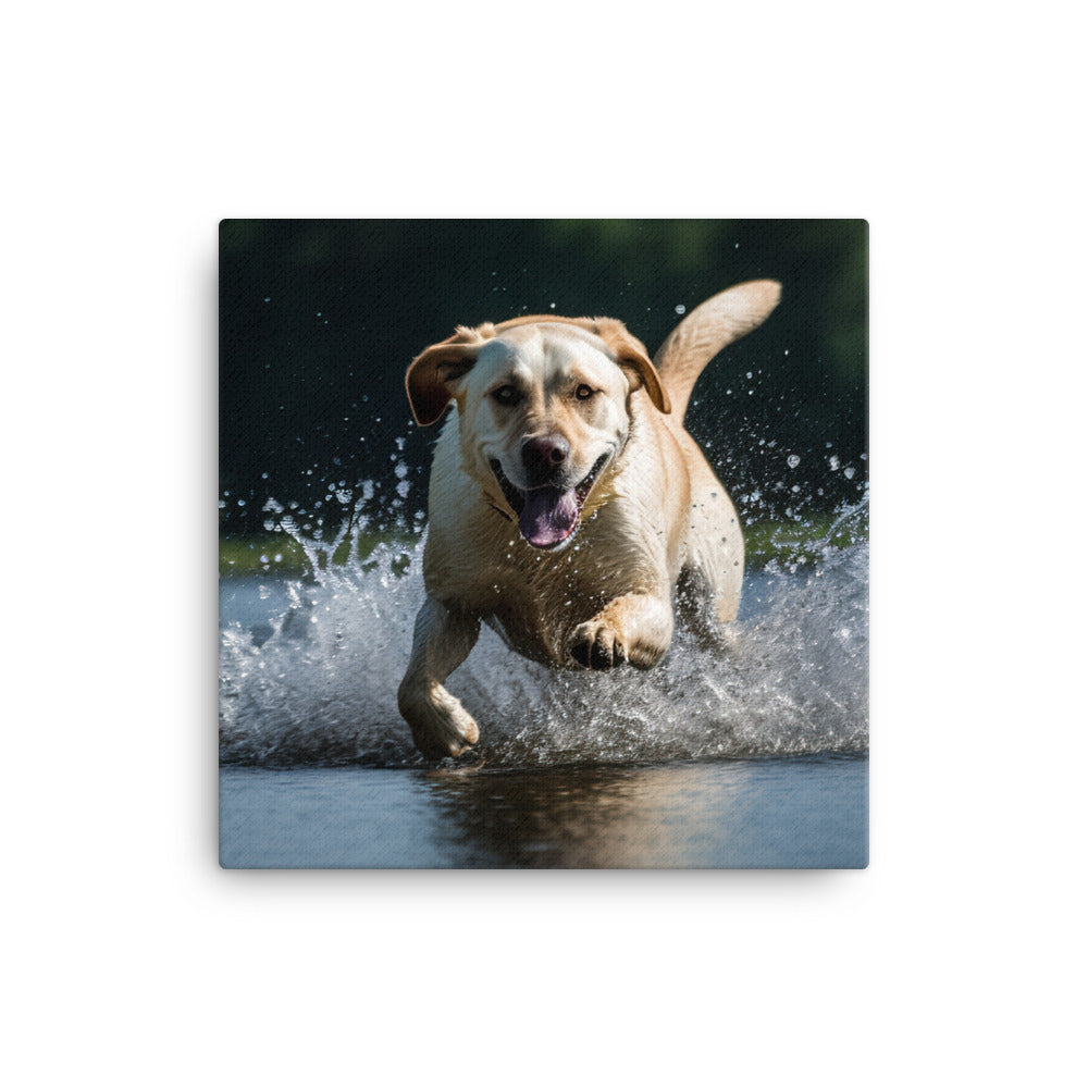 Labrador Retriever Canvas - PosterfyAI.com