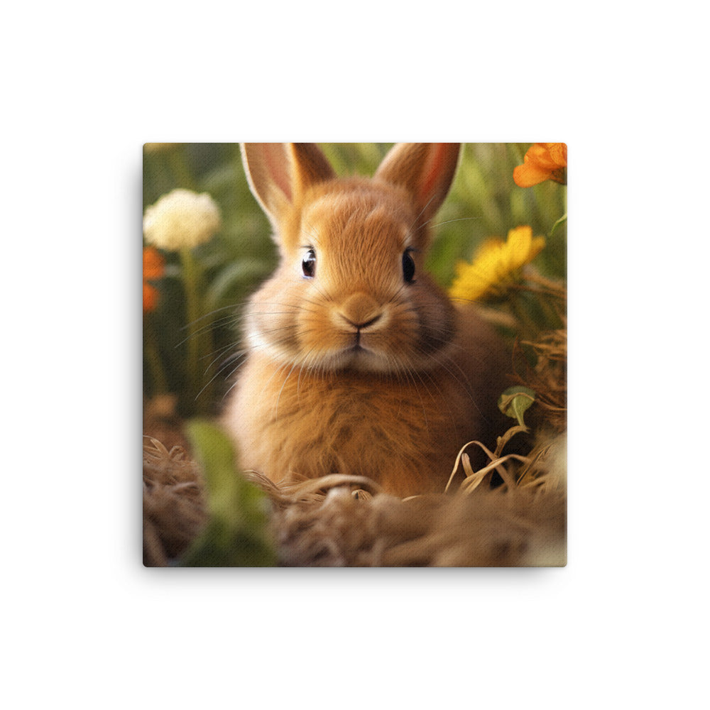 Cute Cinnamon Bundle of Joy Canvas - PosterfyAI.com