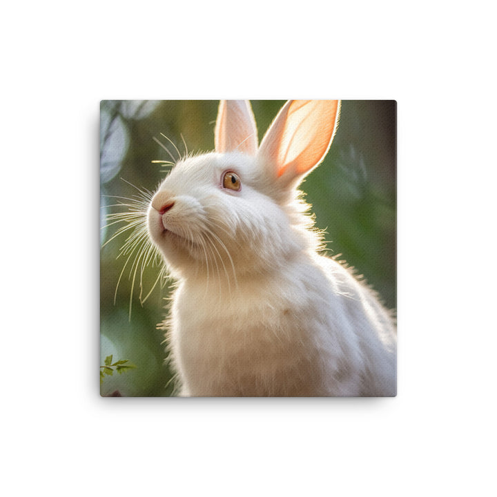 Florida White Bunny Canvas - PosterfyAI.com