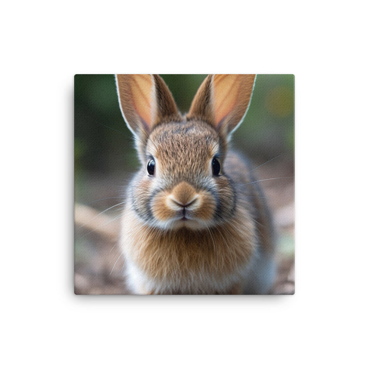 Adorable Rhinelander Bunny Canvas - PosterfyAI.com