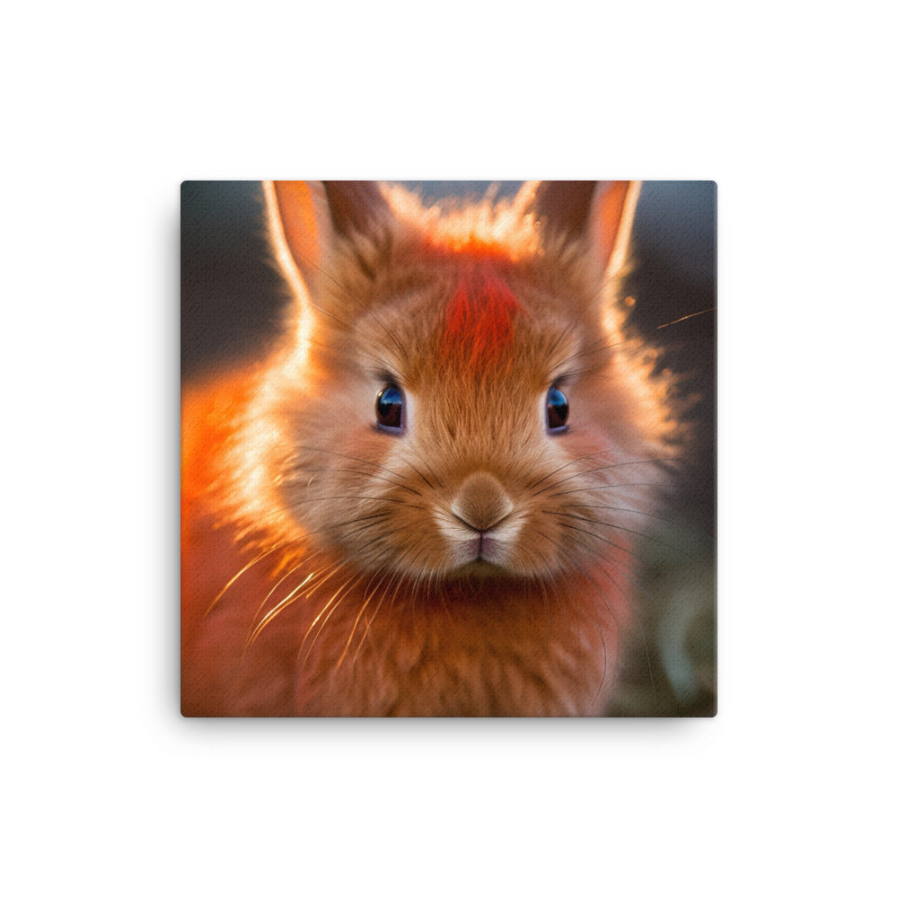 Adorable Thrianta Bunny Canvas - PosterfyAI.com