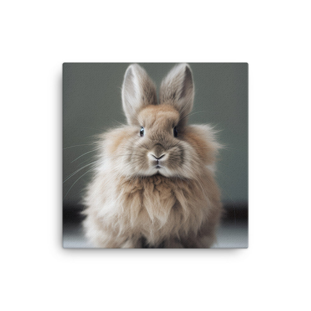 Jersey Wooly Bunny Canvas - PosterfyAI.com
