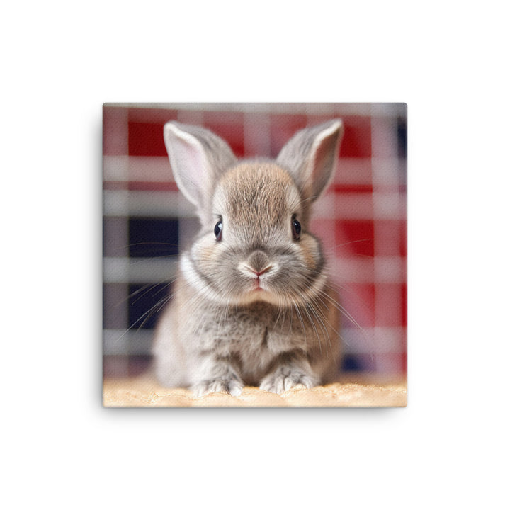 Adorable Britannia Petite Bunny Canvas - PosterfyAI.com