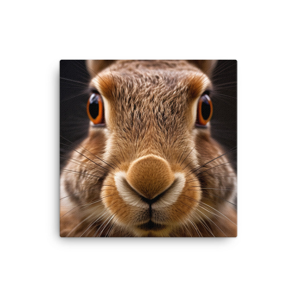 Charming Belgian Hare Canvas - PosterfyAI.com