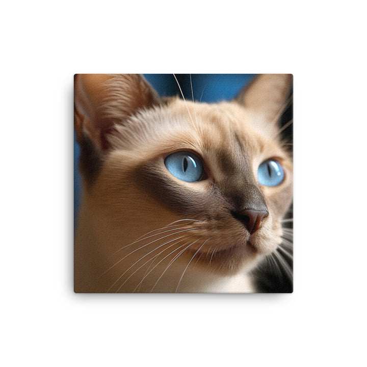 Charm of Tonkinese Kitten Canvas - PosterfyAI.com