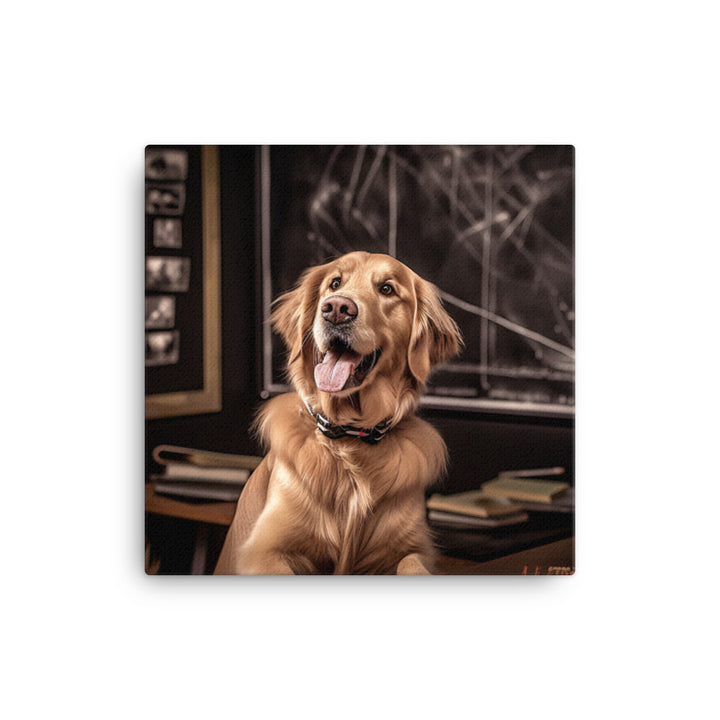 Golden Retriever Canvas - PosterfyAI.com