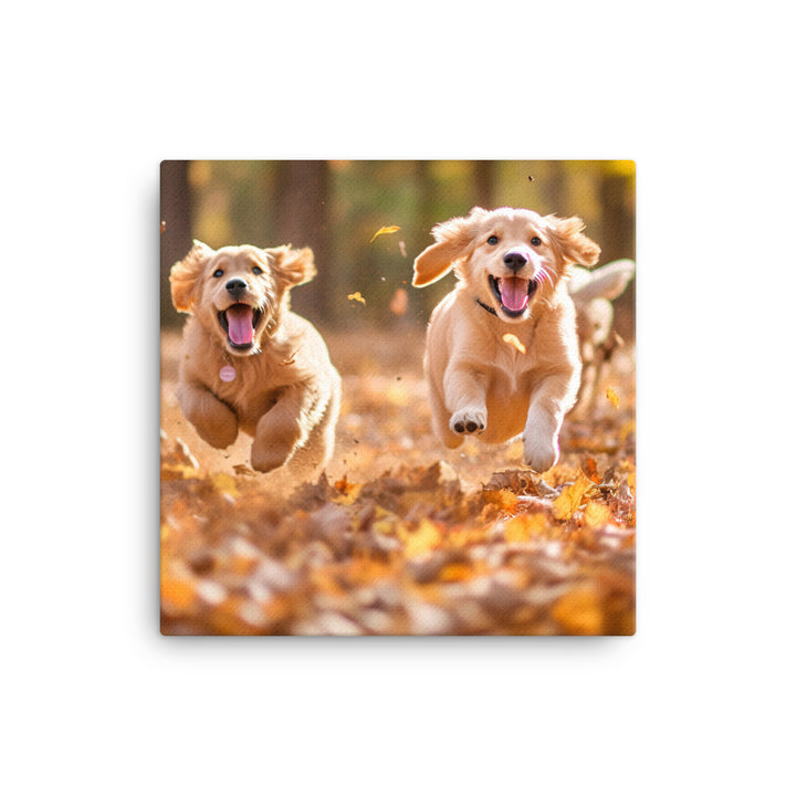 Golden Retriever Canvas - PosterfyAI.com