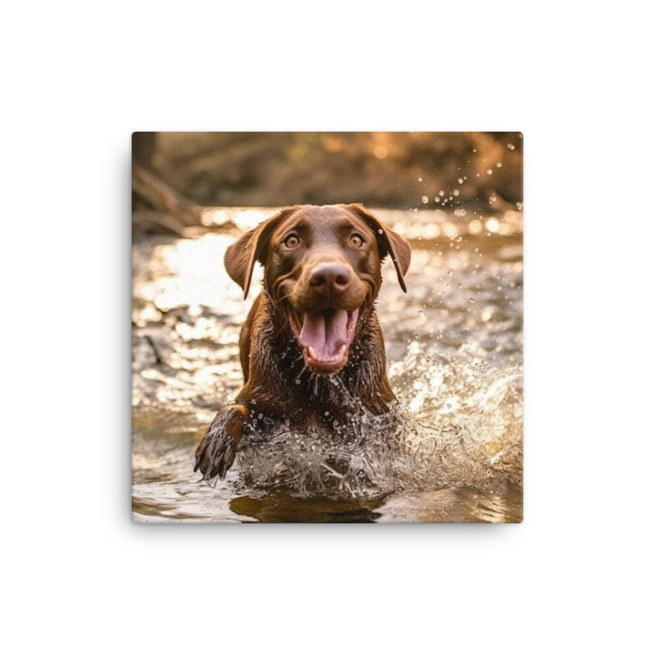 Labrador Retriever Canvas - PosterfyAI.com