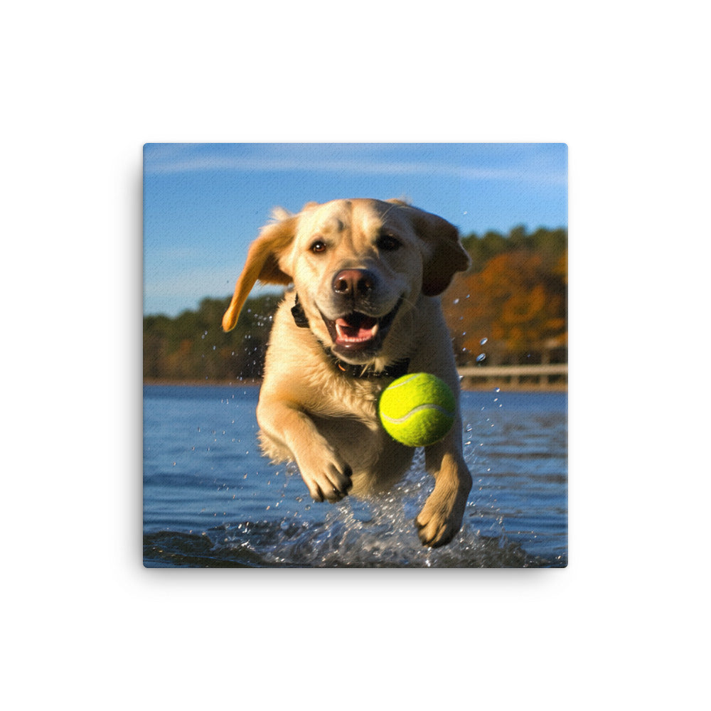 Labrador Retriever Canvas - PosterfyAI.com