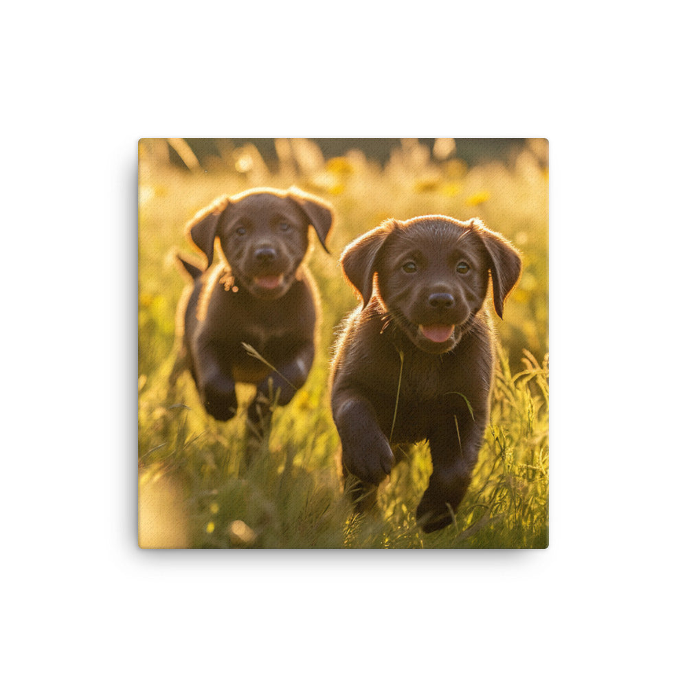 Labrador Retriever Canvas - PosterfyAI.com