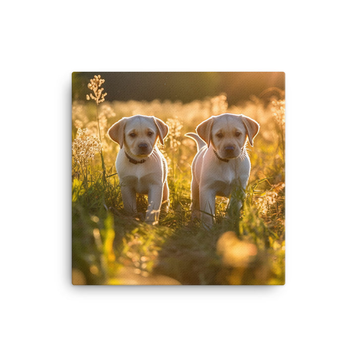 Labrador Retriever Canvas - PosterfyAI.com