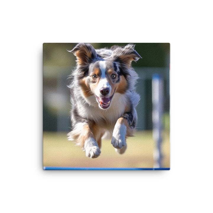 Australian Shepherd Canvas - PosterfyAI.com