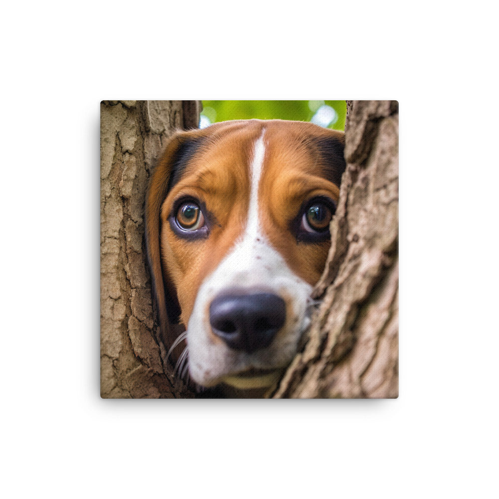 Beagle Canvas - PosterfyAI.com