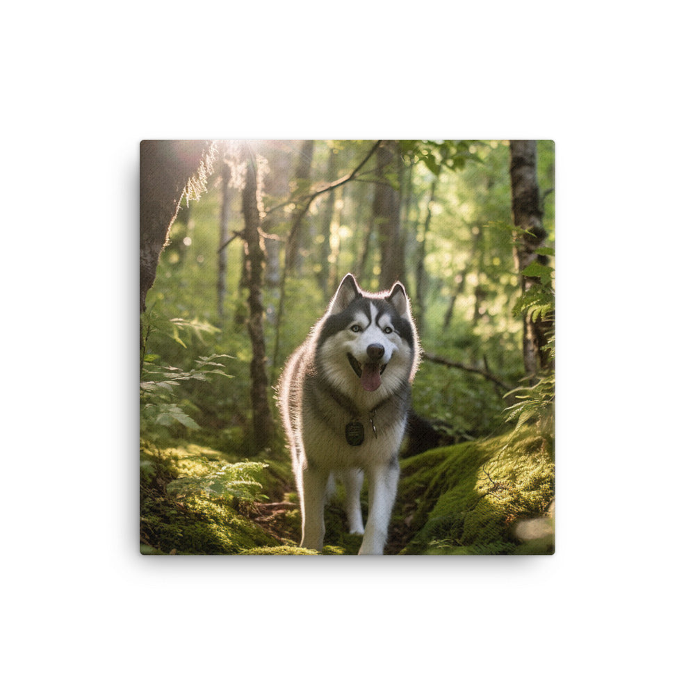 Alaskan Malamute Canvas - PosterfyAI.com