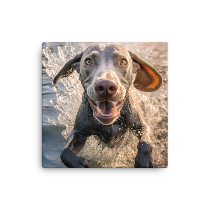 Weimaraner Canvas - PosterfyAI.com