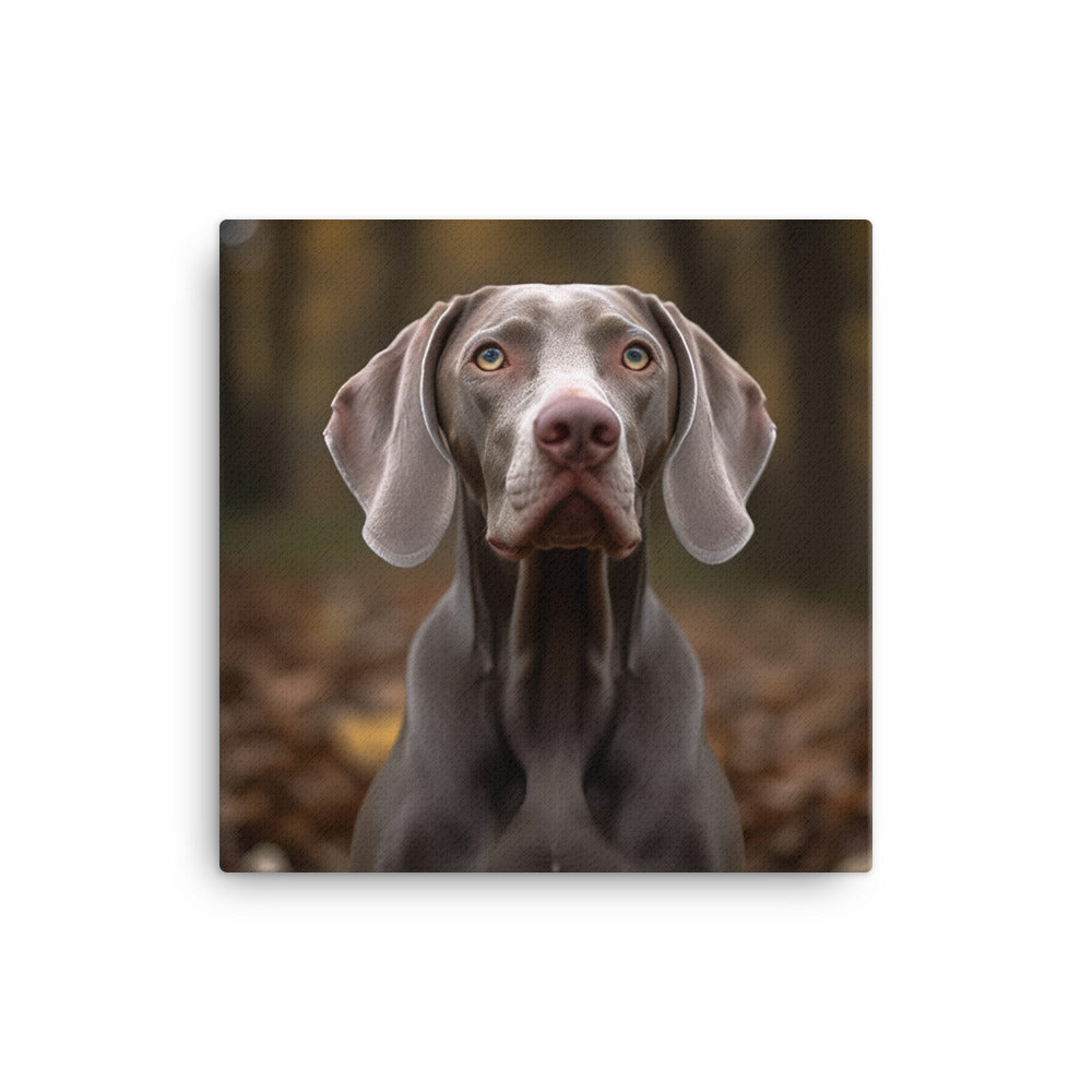 Weimaraner Canvas - PosterfyAI.com