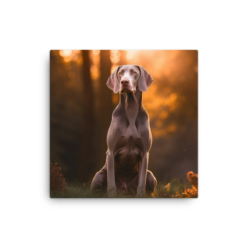 Weimaraner Canvas - PosterfyAI.com