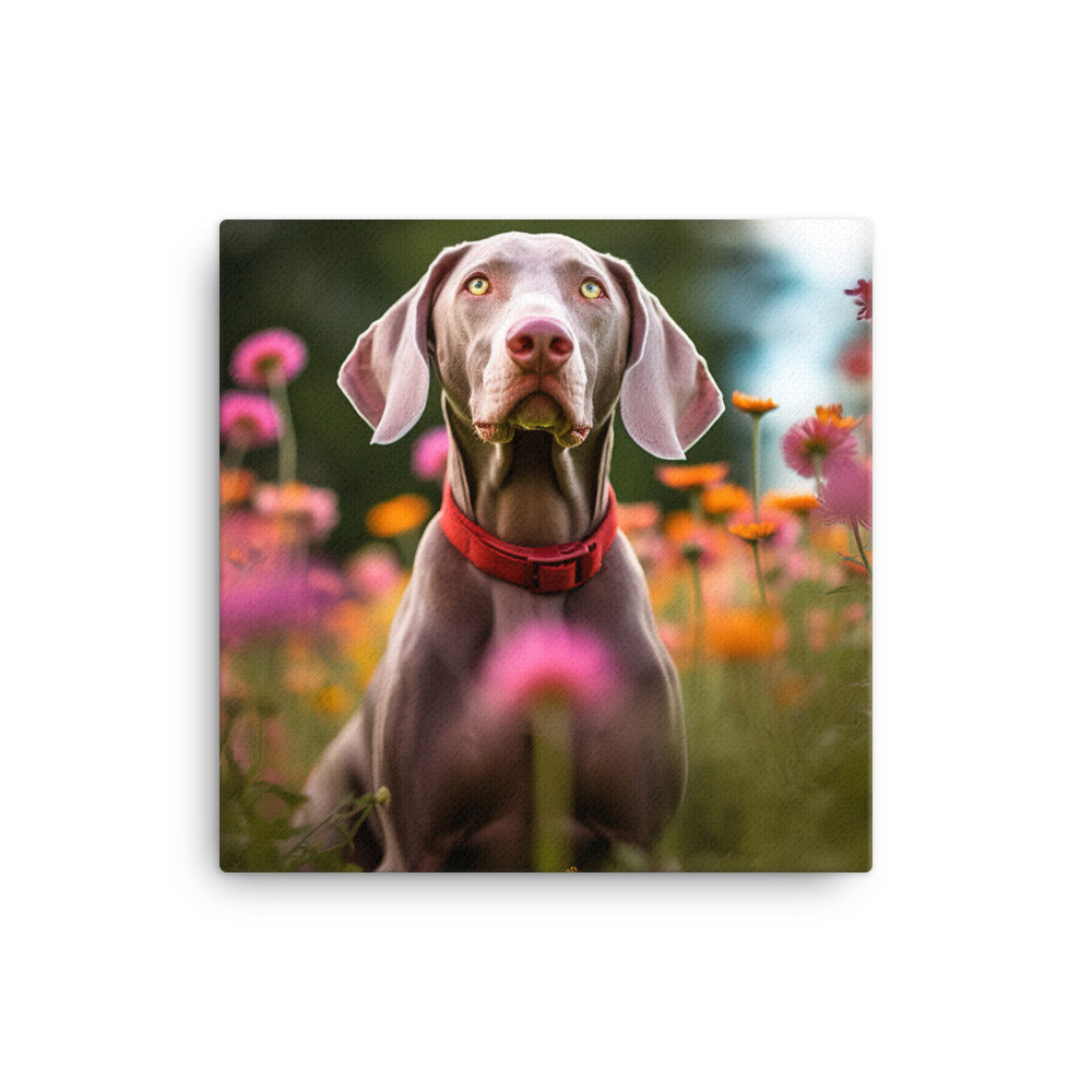 Weimaraner Canvas - PosterfyAI.com