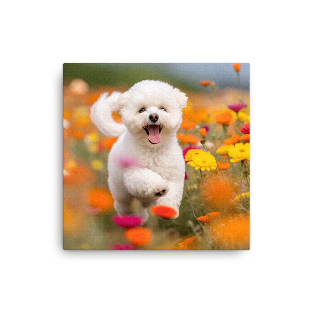 Bichon Frise Canvas - PosterfyAI.com