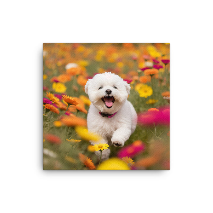 Bichon Frise Canvas - PosterfyAI.com