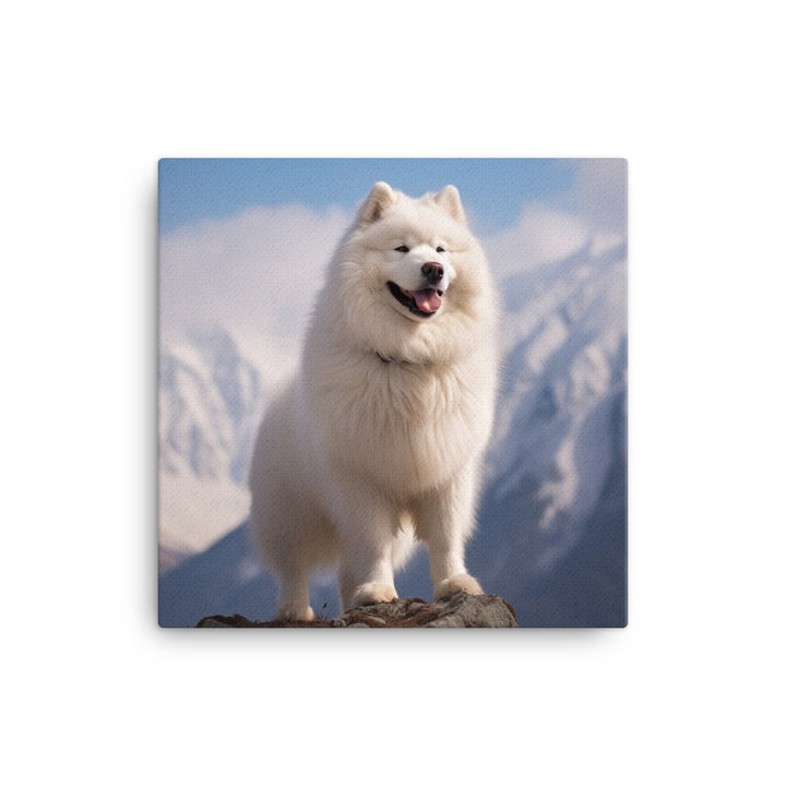 Samoyed Canvas - PosterfyAI.com