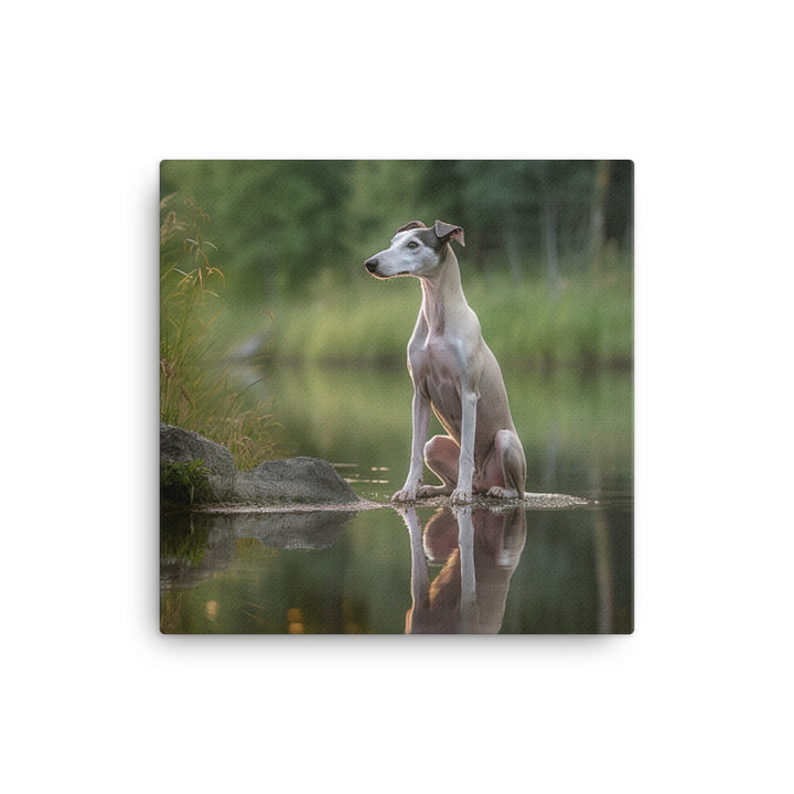 Whippet Canvas - PosterfyAI.com