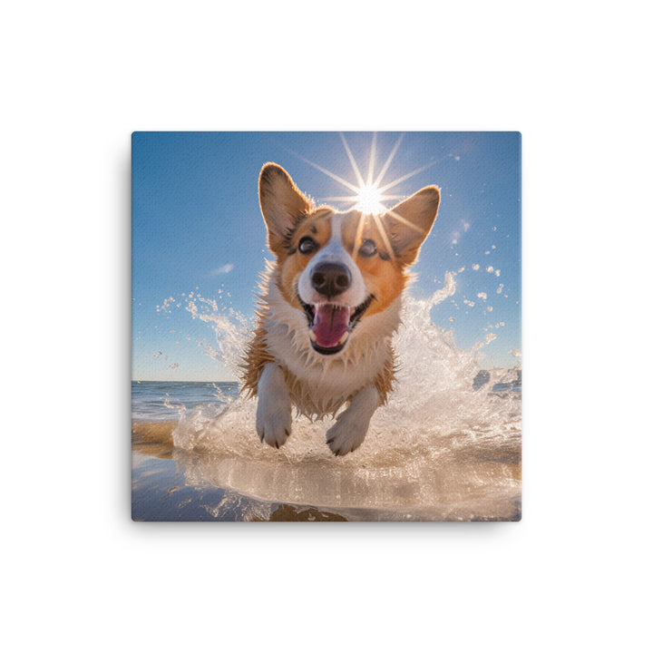 Welsh Corgi Canvas - PosterfyAI.com