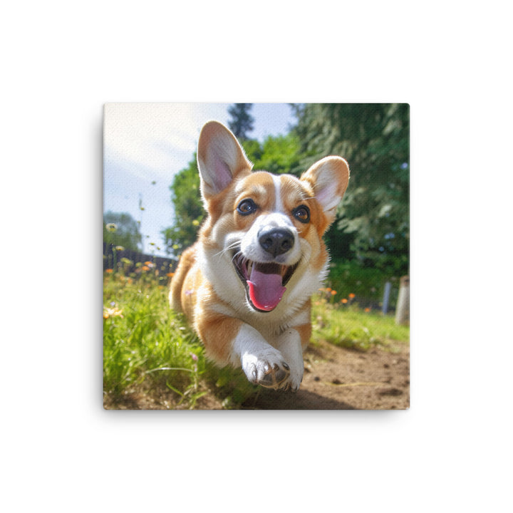 Welsh Corgi Canvas - PosterfyAI.com