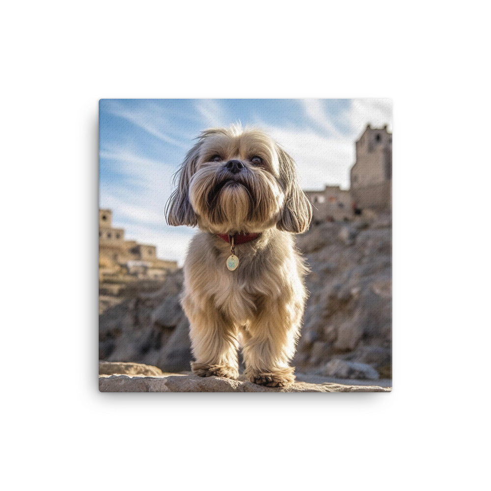 Lhasa Apso Canvas - PosterfyAI.com