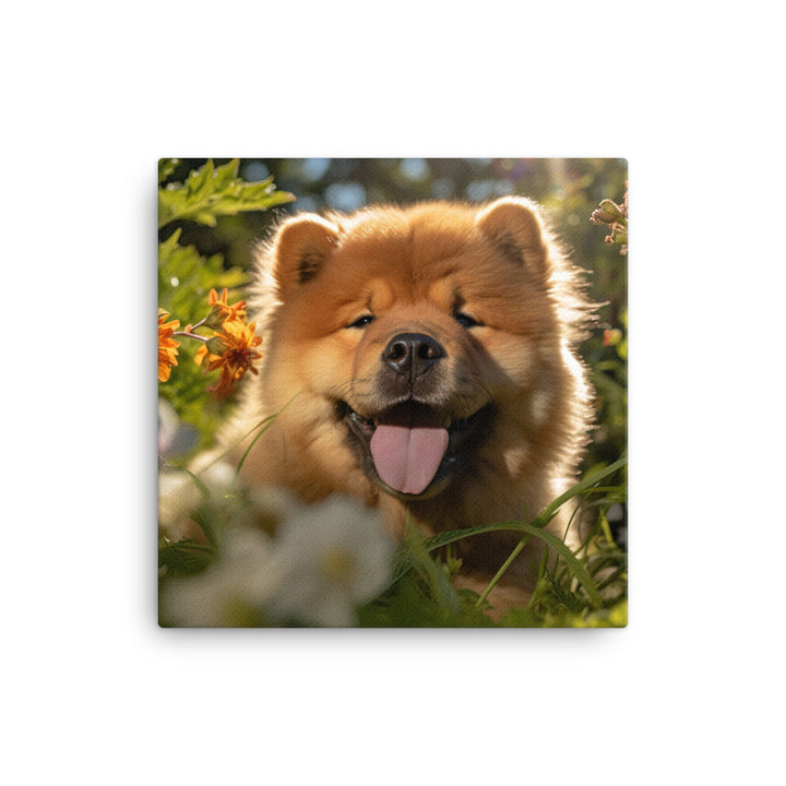 Chow Chow Canvas - PosterfyAI.com