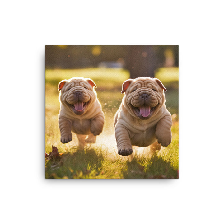 Shar Pei Canvas - PosterfyAI.com