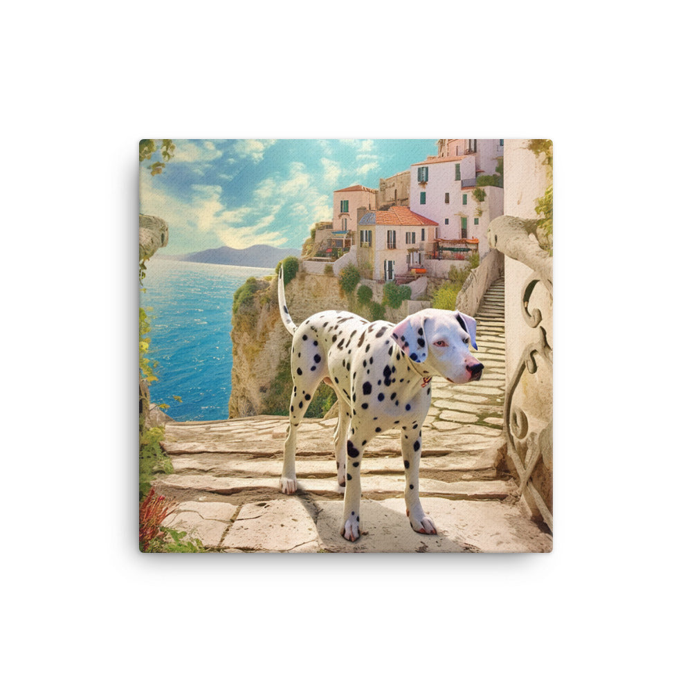 Dalmatian Canvas - PosterfyAI.com