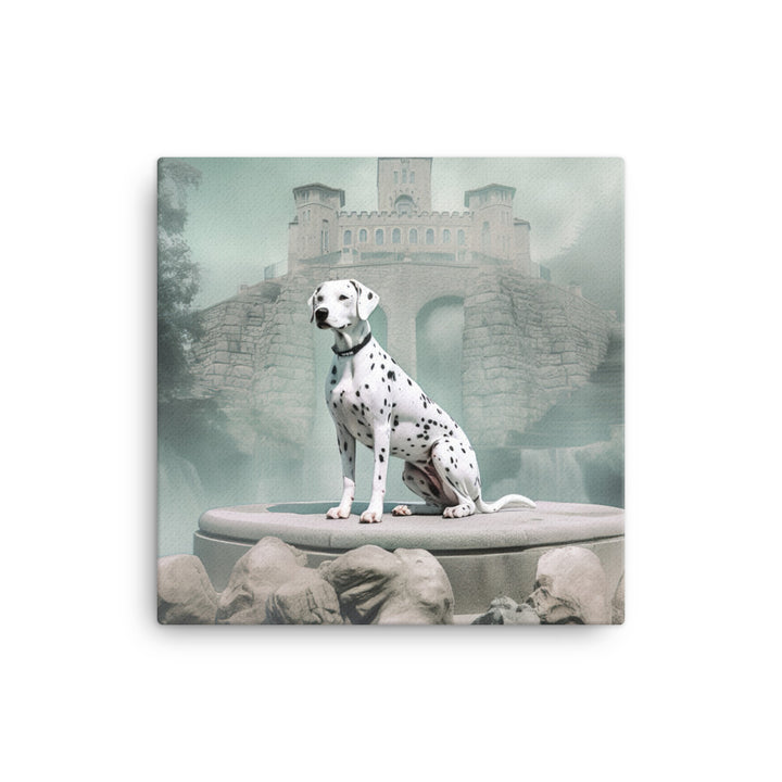 Dalmatian Canvas - PosterfyAI.com