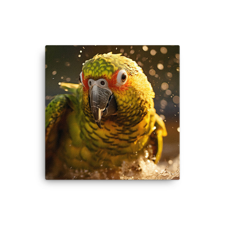 Parrot Canvas - PosterfyAI.com