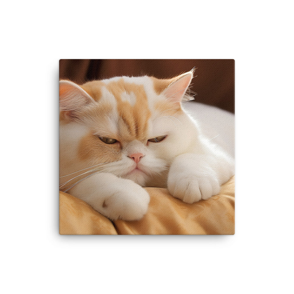 Exotic Shorthair Canvas - PosterfyAI.com